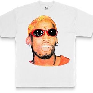 VLONE x RODMAN - Airbrush White Tee XLarge